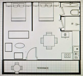 Glass Casita diagrama vidrio